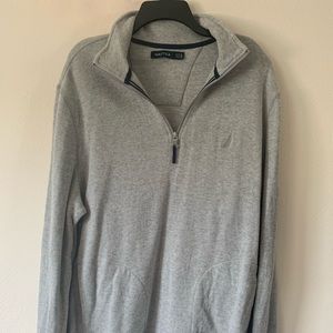 Grey Nautical Men’s Quarter Zip